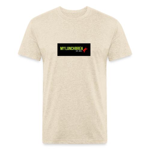 Logo Version 7.24 - Men’s Fitted Poly/Cotton T-Shirt