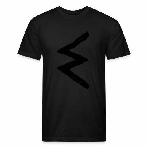 Elder Futhark Rune Sowilo - Letter S - Men’s Fitted Poly/Cotton T-Shirt