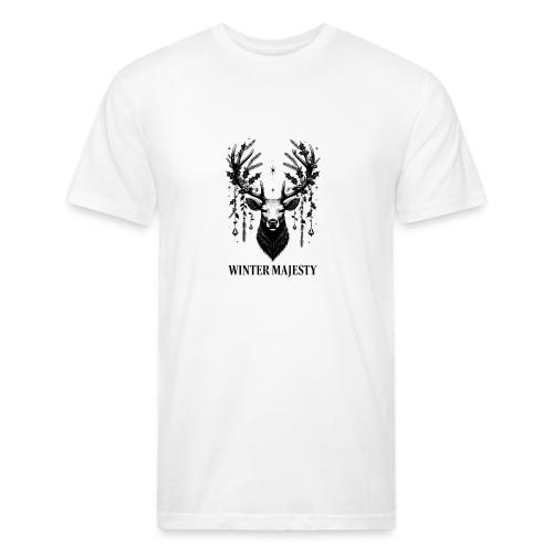 Majestic Reindeer T-Shirt, Poster, & Mug - Unisex Poly/Cotton T-Shirt