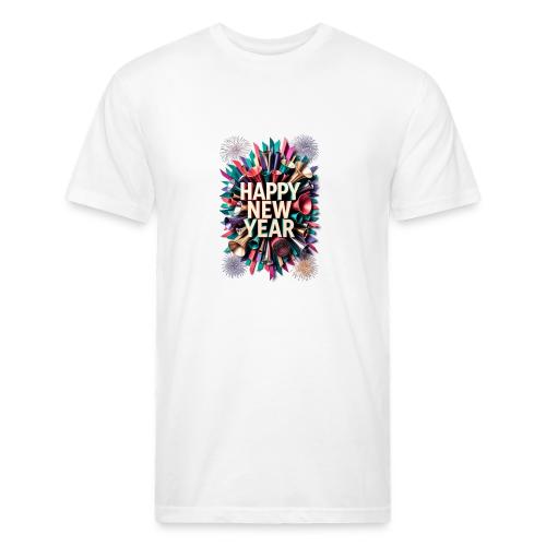 New Year's Party Horn T-Shirt - Unisex Poly/Cotton T-Shirt