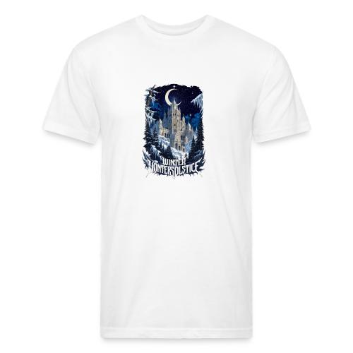 Celestial Winter Temple T-Shirt - Unisex Poly/Cotton T-Shirt