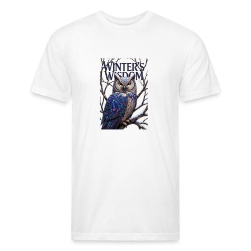 Crystalized Forest Owl T-Shirt - Unisex Poly/Cotton T-Shirt