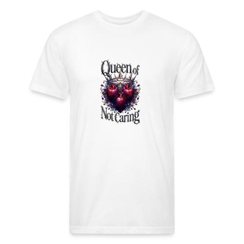 Queen of Not Caring T-Shirt - Unisex Poly/Cotton T-Shirt