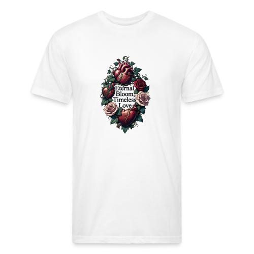 Eternal Bloom Timeless Love Entwined Hearts T-Shir - Unisex Poly/Cotton T-Shirt