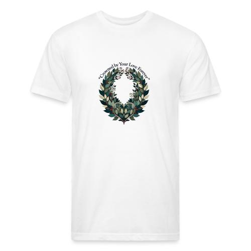 Crowned by Your Love Forever Laurel Wreath T-Shirt - Unisex Poly/Cotton T-Shirt