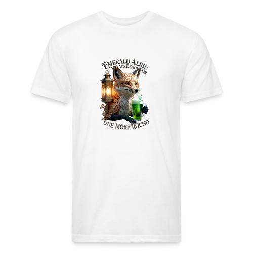 Emerald Alibi Fox Graphic Tee - Unisex Poly/Cotton T-Shirt