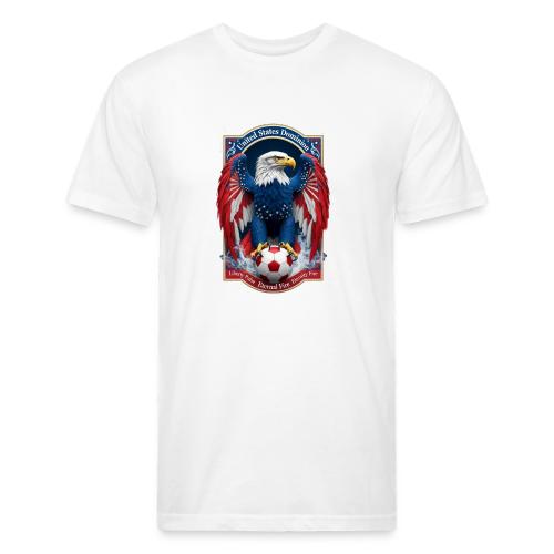 USA Eagle Emblem T Shirt, USA Soccer Pride Gift - Unisex Poly/Cotton T-Shirt