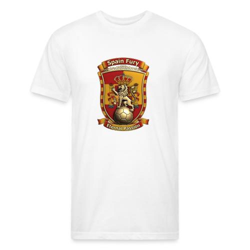 Spain Lion Fury T-Shirt, Spanish Crest Gift - Unisex Poly/Cotton T-Shirt