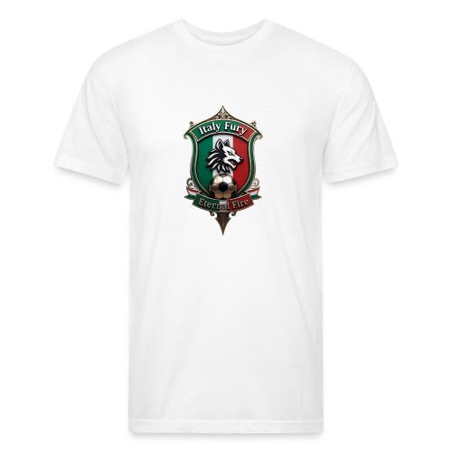 Italy heritage Wolf Fury Tee, Pride Badge Gift - Unisex Poly/Cotton T-Shirt