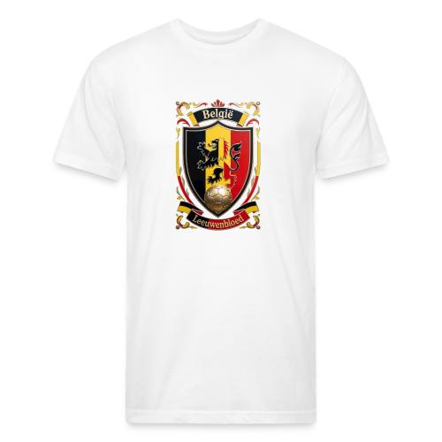 Belgium Lion Crest T-Shirt, Belgian Flag Gift - Unisex Poly/Cotton T-Shirt