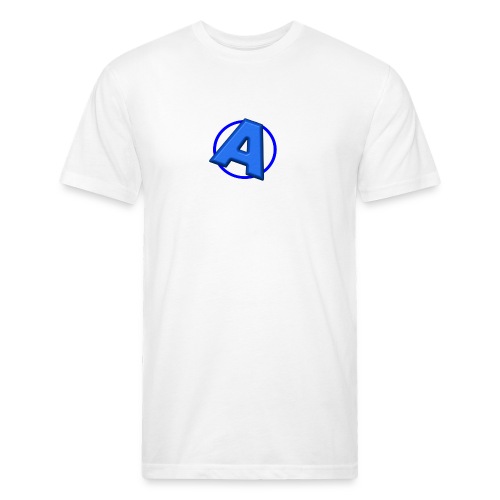 Awesomegamer Logo - Men’s Fitted Poly/Cotton T-Shirt