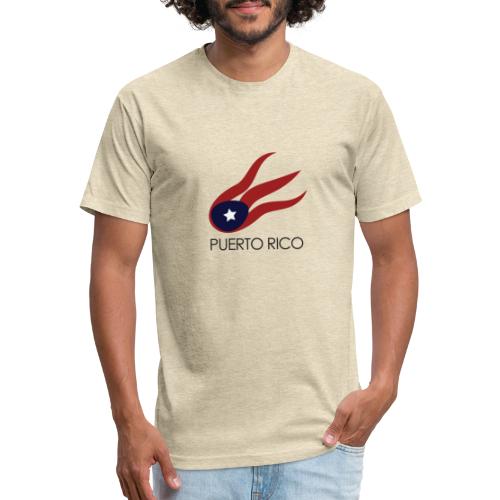 Boricua Orbit - Fitted Cotton/Poly T-Shirt by Next Level