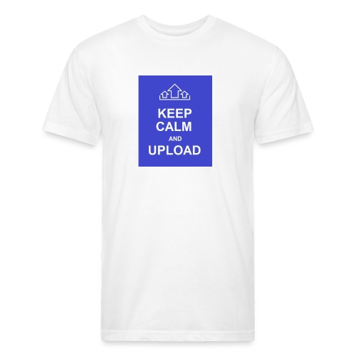 RockoWear Keep Calm - Men’s Fitted Poly/Cotton T-Shirt