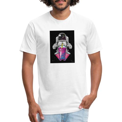 space boba - Men’s Fitted Poly/Cotton T-Shirt