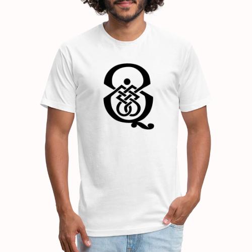 qcpb black logo - Unisex Poly/Cotton T-Shirt