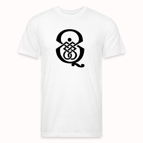 qcpb black logo - Unisex Poly/Cotton T-Shirt