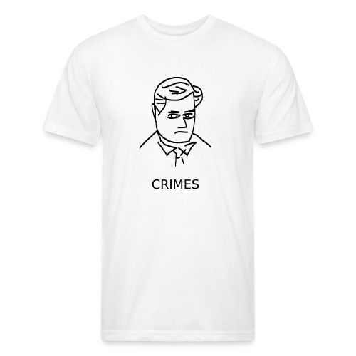 Paul Manafort - Crimes - Men’s Fitted Poly/Cotton T-Shirt