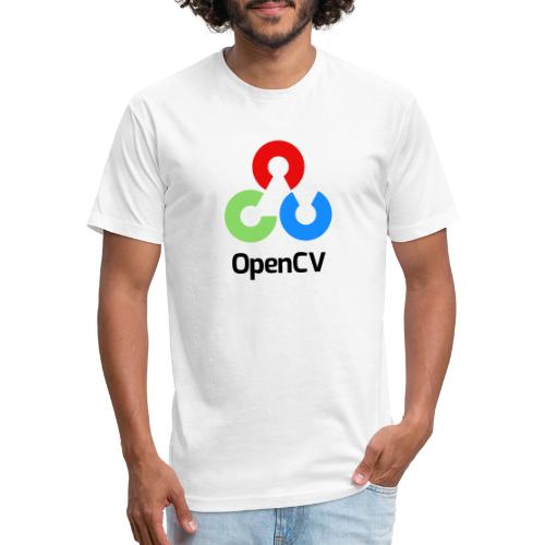 OpenCV Logo - Men’s Fitted Poly/Cotton T-Shirt