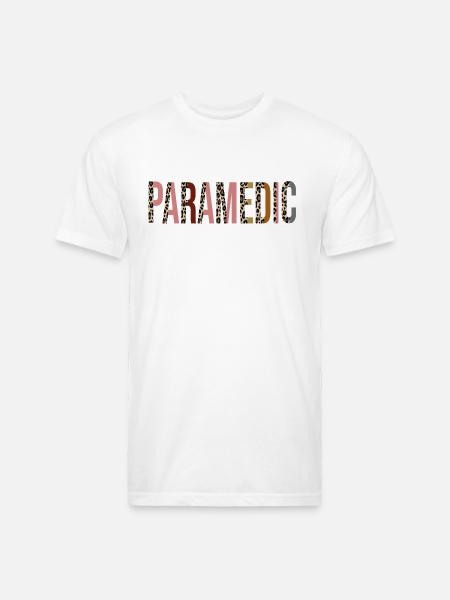 Paramedic - Unisex Poly/Cotton T-Shirt - white
