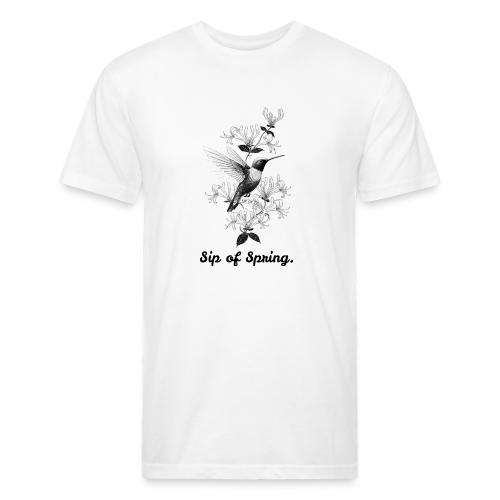 Hummingbird T-Shirt, Honeysuckle Vine - Unisex Poly/Cotton T-Shirt