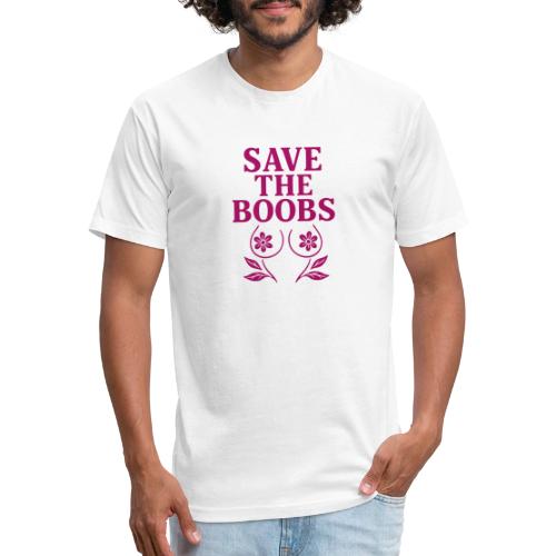 Save the boobs! - Unisex Poly/Cotton T-Shirt