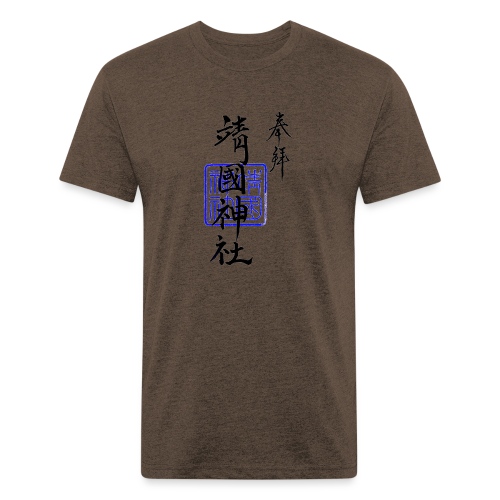 Shrine Blue - Men’s Fitted Poly/Cotton T-Shirt