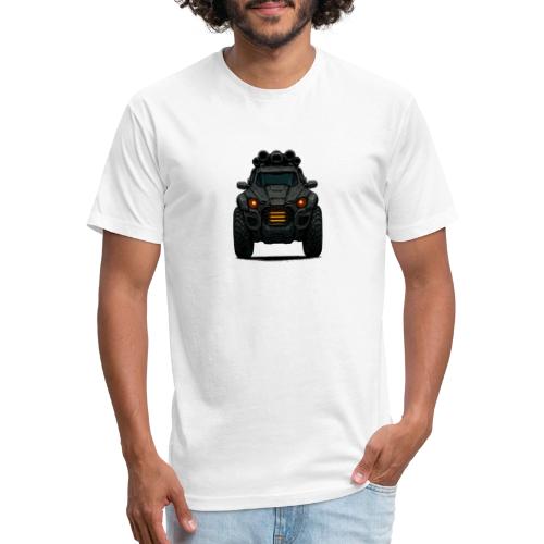 Armored Battle Truck War Machine Art - Men’s Fitted Poly/Cotton T-Shirt