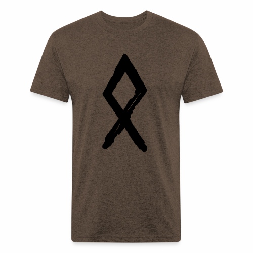 Elder Futhark Rune - Letter O - Men’s Fitted Poly/Cotton T-Shirt