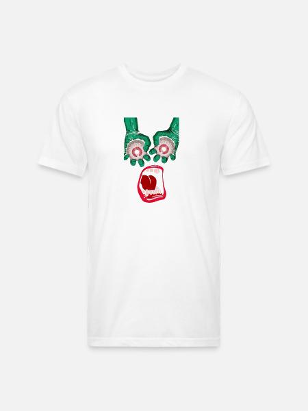 error - Unisex Poly/Cotton T-Shirt - white