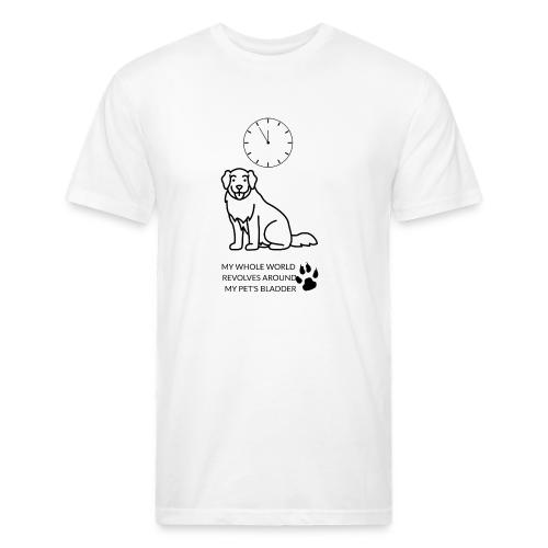 My Pet's Bladder World T-Shirt | Funny Dog/Cat Own - Unisex Poly/Cotton T-Shirt