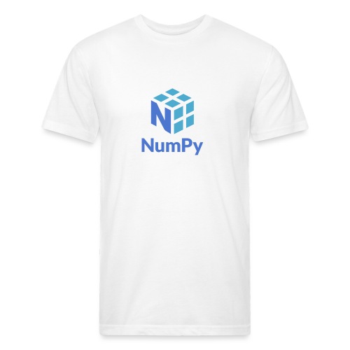 NumPy - Men’s Fitted Poly/Cotton T-Shirt