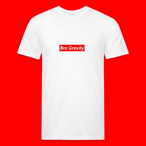 Bro gravity - Men’s Fitted Poly/Cotton T-Shirt