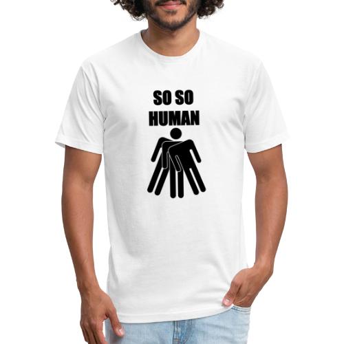 SOSO BlackFigures (retro design) - Men’s Fitted Poly/Cotton T-Shirt