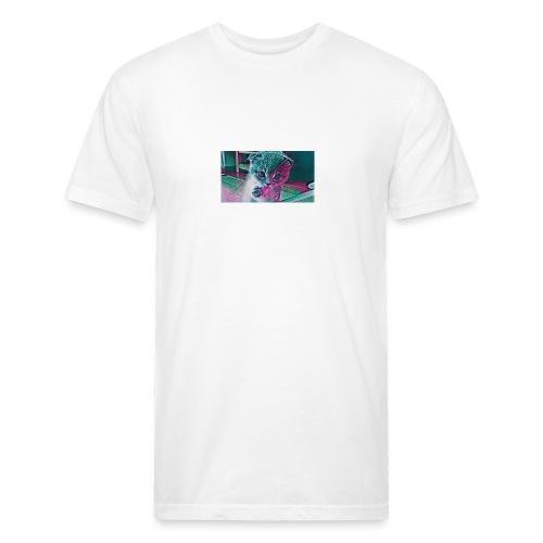 Acid kitten - Men’s Fitted Poly/Cotton T-Shirt