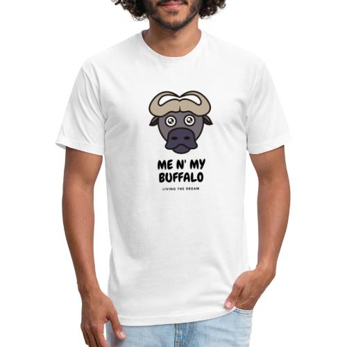 ME & MY BUFFALO MERCH - Men’s Fitted Poly/Cotton T-Shirt