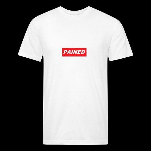 PAINED - Men’s Fitted Poly/Cotton T-Shirt