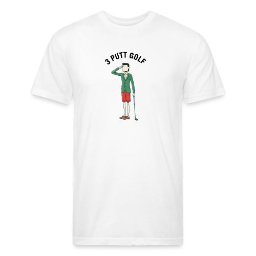 Golf T-Shirt Funny 3 Putt Salute Classic Style - Unisex Poly/Cotton T-Shirt