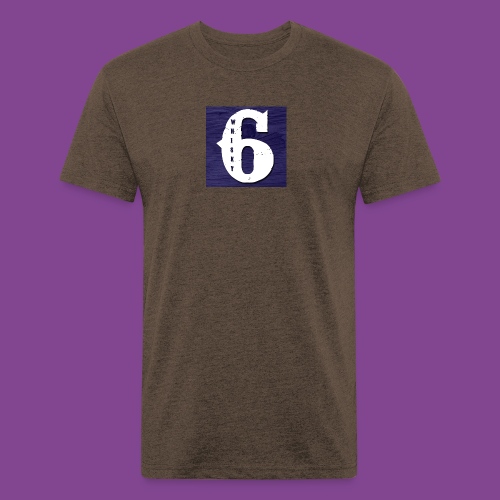 W6logo - Men’s Fitted Poly/Cotton T-Shirt