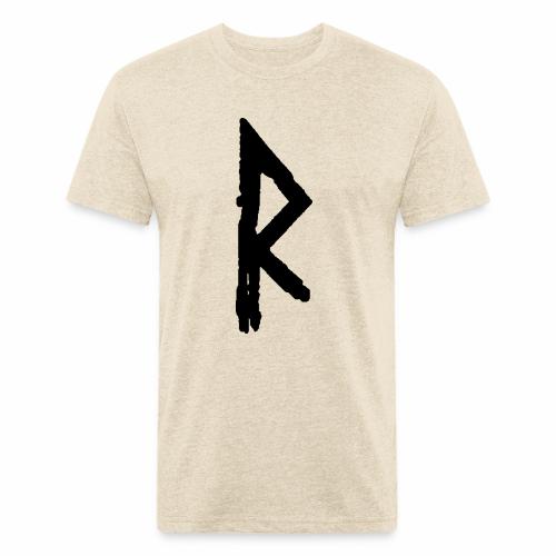 Elder Futhark Rune Raidho - Letter R - Unisex Poly/Cotton T-Shirt