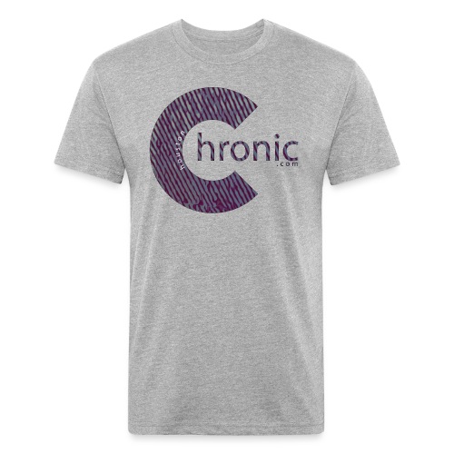 Houston Chronic - Classic C - Men’s Fitted Poly/Cotton T-Shirt