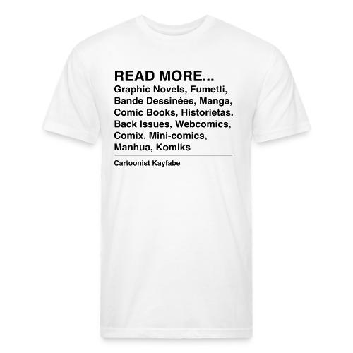 Read More (black letters) - Unisex Poly/Cotton T-Shirt