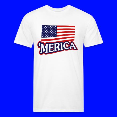 MERICA - Unisex Poly/Cotton T-Shirt