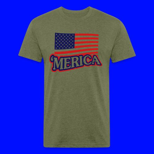 MERICA - Unisex Poly/Cotton T-Shirt