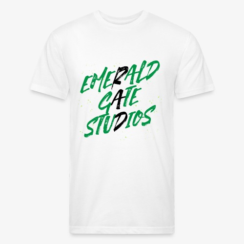 RAD! Emerald Gate Studios - Men’s Fitted Poly/Cotton T-Shirt