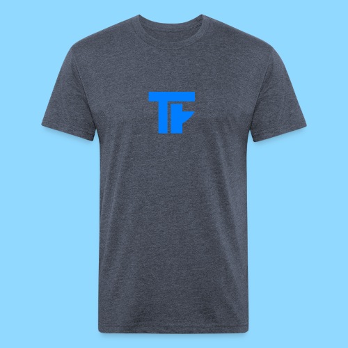 Team Friction Logo - Men’s Fitted Poly/Cotton T-Shirt