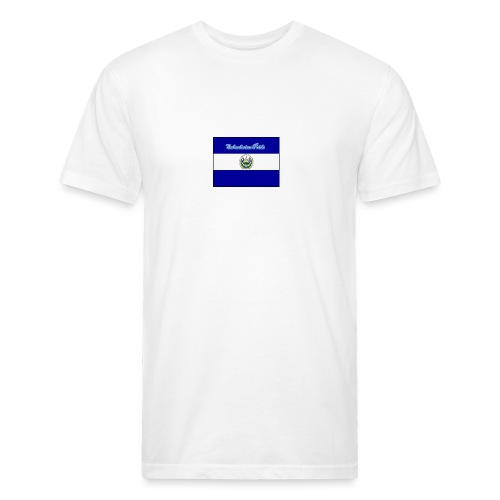 652fedbe86131b439e3b58ea82451d89 el salvador flag - Men’s Fitted Poly/Cotton T-Shirt