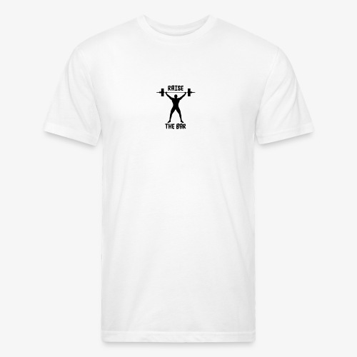 Raise The Bar - Men’s Fitted Poly/Cotton T-Shirt