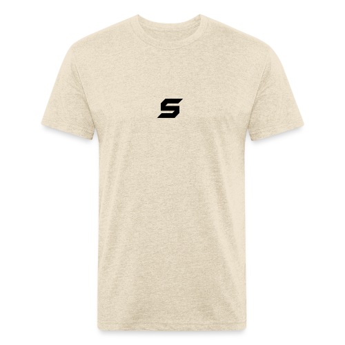 A s to rep my logo - Men’s Fitted Poly/Cotton T-Shirt