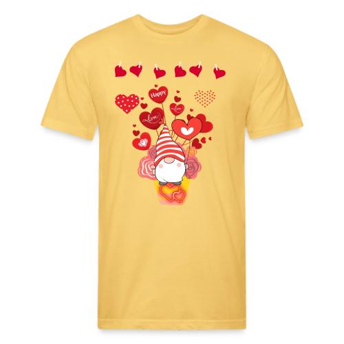 Design wrapped in love hearts, vibrating in love. - Unisex Poly/Cotton T-Shirt