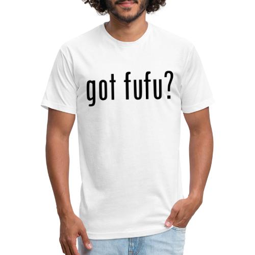 gotfufu-black - Fitted Cotton/Poly T-Shirt by Next Level